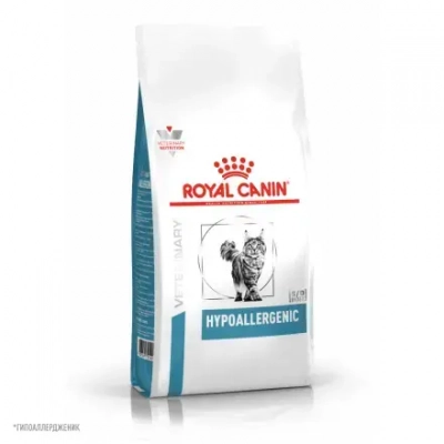 Royal Canin Hypoallergenic 0,5 кг корм для кошек при пищевой аллергии и пищевой непереносимости Зоомагазин «Корм40»