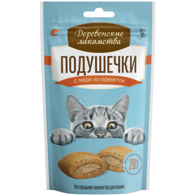 Похожие товары ДЛ подуш с/пюре кревет д/к 30гр Зоомагазин «Корм40»