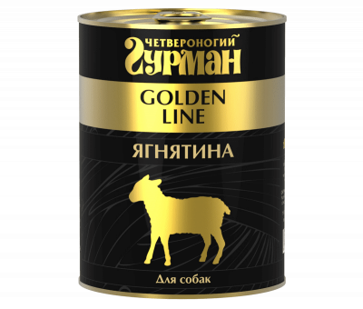 Четвер гурман Golden Line ягненок 340 г Зоомагазин «Корм40»