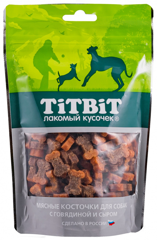 ТитБит Косточки мясные Говяд/сыр 145г Зоомагазин «Корм40»