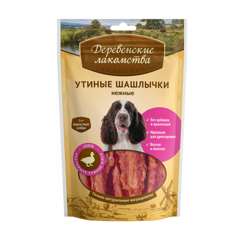 ДЛ Шашлычки утиные 90г Зоомагазин «Корм40»