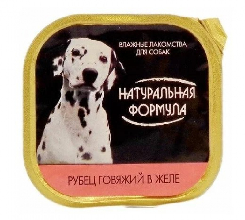 НАТУРАЛЬНАЯ ФОРМУЛА "Рубец говяжий в желе" 300 г Зоомагазин «Корм40»