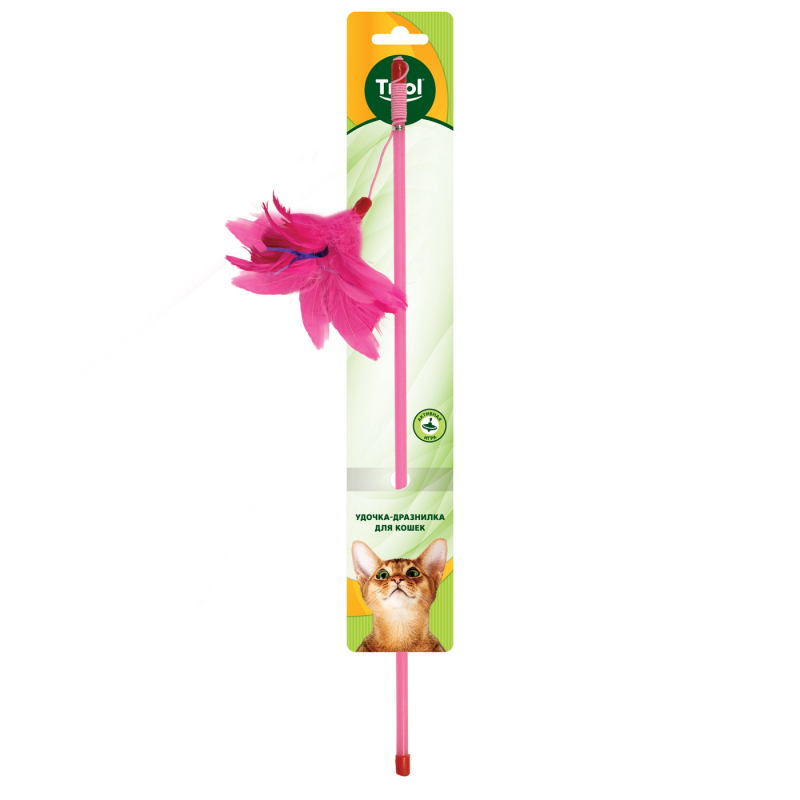 Удочка Розовые перья Триол Зоомагазин «Корм40»