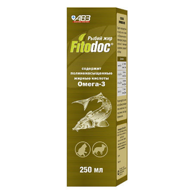 Фитодок Рыбий жир 250мл Зоомагазин «Корм40»