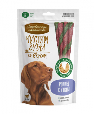 ДЛ Роллы с уткой 100гр Зоомагазин «Корм40»