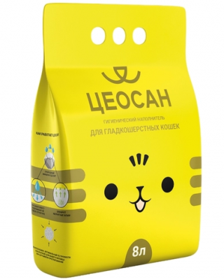 Цеосан д/гладкошерст 8л Зоомагазин «Корм40»