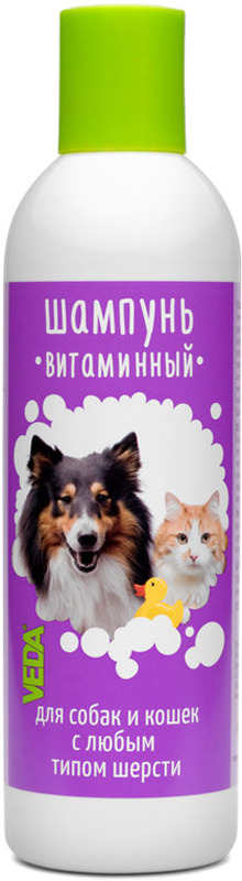 Шампунь Витамин д/соб/кошек 220мл Зоомагазин «Корм40»