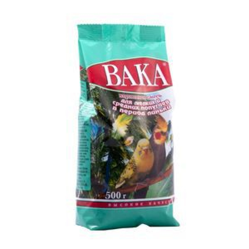 ВАКА ВК д/волн/мелк/сред линька 500г Зоомагазин «Корм40»