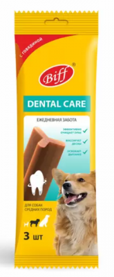 ТитБит BIFF Dental Care с говяд 77г Зоомагазин «Корм40»