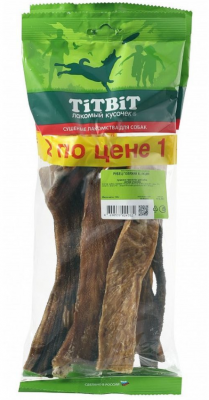 ТитБит Рубец гов XL 1+1 132гр Зоомагазин «Корм40»