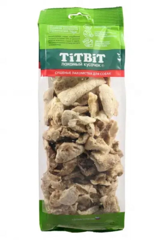 Титбит  Легкое говяжье XXL 67г Зоомагазин «Корм40»