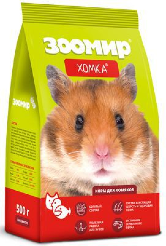 Хомка д/хом 500гр Зоомагазин «Корм40»