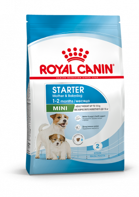 Royal Canin Mini Starter сухой корм для щенков мелких пород до 2-х месяцев, беременных и кормящих собак 1 кг Зоомагазин «Корм40»