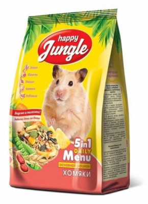 Happy Jungle Корм для хомяков 400гр Зоомагазин «Корм40»