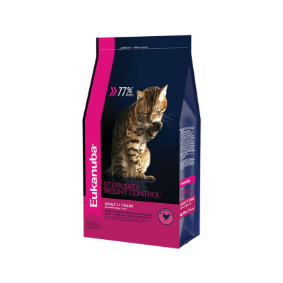 Eukanuba Adult Sterilised Weight Control для стерилизованных кошек и кошек с ожирением 1,5 кг Зоомагазин «Корм40»