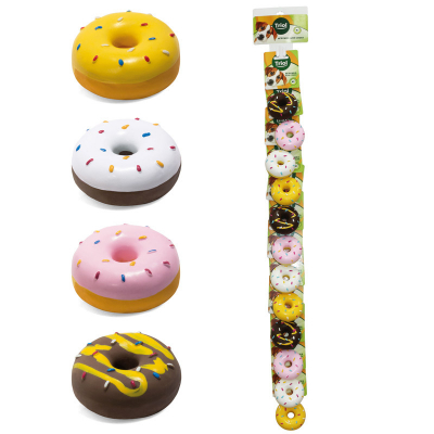 Игрушка латекс Пончики d65мм Триол Зоомагазин «Корм40»
