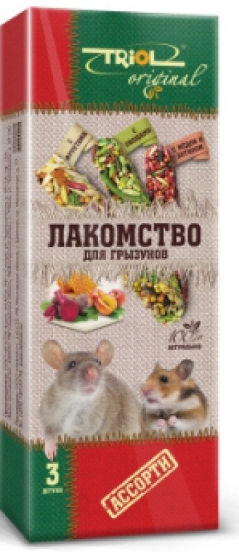 Триол Стандарт Палочки д/грыз Ассорти 75г Зоомагазин «Корм40»