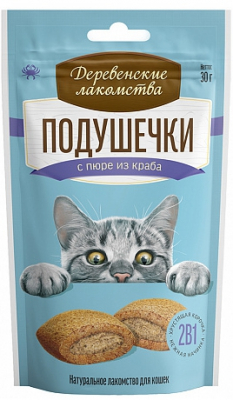 Похожие товары ДЛ подуш с/пюре краб д/к 30гр Зоомагазин «Корм40»