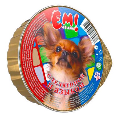 Смотрите также ЕМ ДО ДНА телят/язык д/с 100г лам Зоомагазин «Корм40»