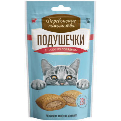 Похожие товары ДЛ подуш с/пюре говяд д/к 30гр Зоомагазин «Корм40»