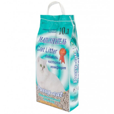 Наполнитель Pussy-Cat океанический впитывающий 10л Зоомагазин «Корм40»