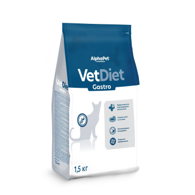 AlphaPet Vet Diet 1,5 кг сухой при острых расстройствах пищеварения для кошек Зоомагазин «Корм40»