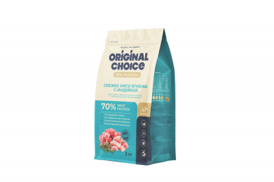 Похожие товары Original Choice сухой корм для собак средних и крупных пород с чувствительным пищеварением со свежим мясом ягненка и с индейкой 2 кг Зоомагазин «Корм40»