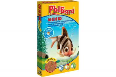 Смотрите также РЫБята Меню унив хлопья 10г Зоомагазин «Корм40»